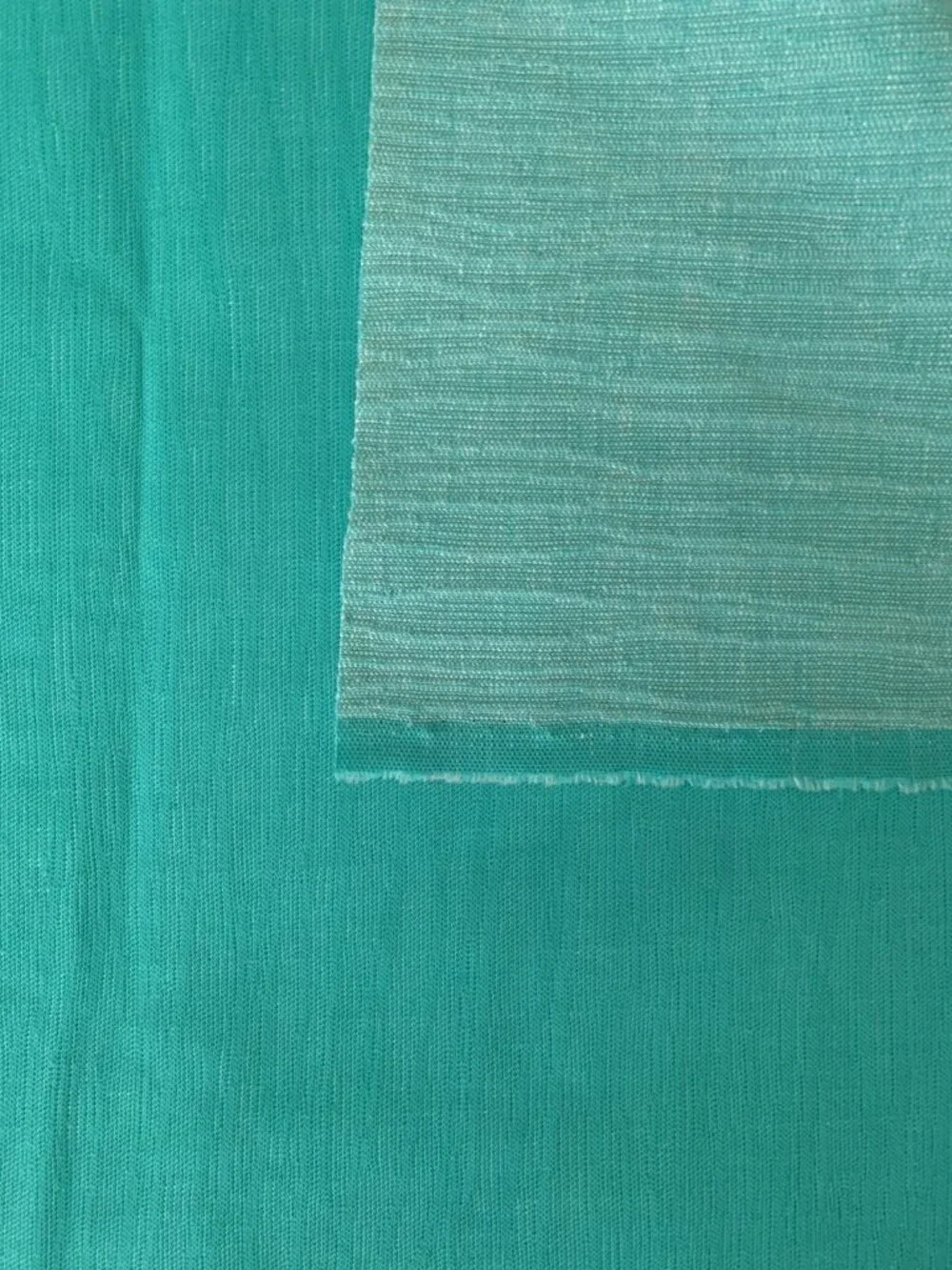 Vintage Green Polyester Woven Fabric 2.5 Yards 61”W x 90”L